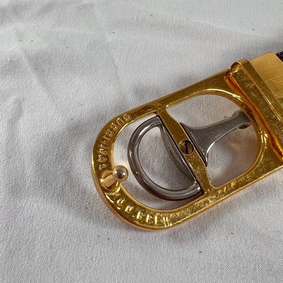 Vintage GUCCI Reversible Black Brown Leather Horsebit Men's Made in Italy 36-40 - Picture 12 of 14